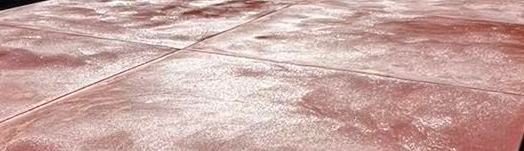 Coloured concrete surface close up in Oakleigh